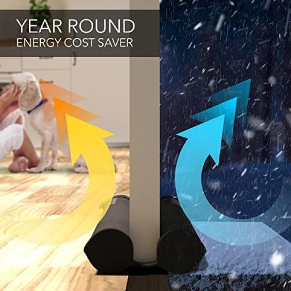 Easy to Install Under Door Draft Stopper Keeps Cool Air in - Seal Bottom of Door - Image 6
