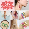 Hbnlai 5300 Clay Beads Bracelet Making Kit, Friendship Bracelet Kits Flat Preppy - Image 2