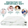 Sasttie Waterproof Mattress Protector Queen, Cooling Bamboo Mattress Cover - Image 6