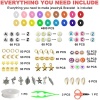 Hbnlai 5300 Clay Beads Bracelet Making Kit, Friendship Bracelet Kits Flat Preppy - Image 3