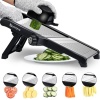 Mandoline Slicer, Vegetable Mandolin Slicer for Kitchen, Adjustable Thickness