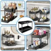 Under Sink Organizer 2 Set - Tomekji Under Sink Storage Plastic Sliding Drawer - Image 6
