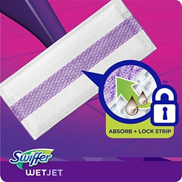 Swiffer Wetjet Mopping Pad, Multi Surface Wet Cleaner Refills For Floor Mop - Image 5