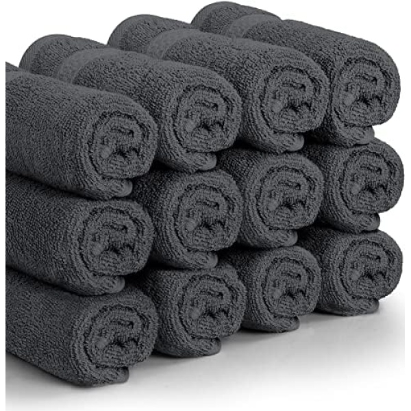 Utopia Towels - Premium Washcloth Set (12 x 12 Inches) 600 GSM 100% Cotton Face - Image 2