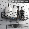 MOFOROCO 3-Pack Shower Caddy Corner Basket Shelf with Soap Holder, No Drilling - Image 3