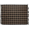 Creative Co-Op Plaid Black & Tan Fringed Woven Cotton Blend Throw - Image 8