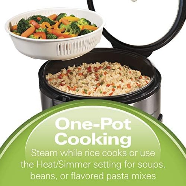 Hamilton Beach Rice & Hot Cereal Cooker, 7-Cups uncooked resulting in 14-Cups - Image 5