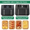 100PCS Air Fryer Liners Disposable for Ninja DZ201/DZ401, Ninja Air Fryer - Image 2