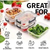 Zulay Kitchen 5 Pack Leak-Proof Glass Food Storage Containers - 36 oz Thick - Image 4