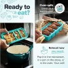 Souper Cubes 1-Cup Extra-Large Silicone Freezing Tray With Lid - Image 8