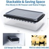 ARTLEO Ice Cube Tray with Lid and Bin for Freezer, Easy Release 55 Nugget Ice - Image 5