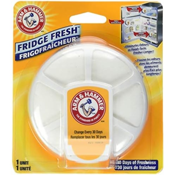 ARM & HAMMER Fridge Fresh Baking Soda Deodorizer, 30 Days of Freshness