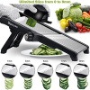 Mandoline Slicer, Vegetable Mandolin Slicer for Kitchen, Adjustable Thickness - Image 3