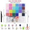 Hbnlai 17000 pcs 2mm Glass Seed Beads for Jewelry Making Kit, Small Beads - Image 4