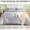SASTTIE Duvet Cover Queen, Light Grey Queen Size Duvet Cover Set, Soft Duvet - Image 7