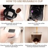 Reusable K Cups, 6 Pack Universal Fit Reusable Coffee Filters with Food Grade - Image 6