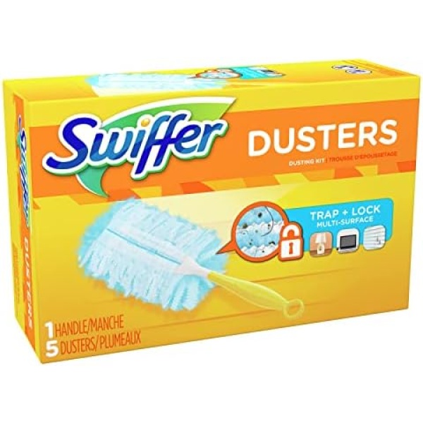 Swiffer 180 Dusters Starter Kit For Multi Surface Cleaning, Unscented - Image 12