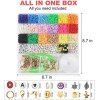 Hbnlai 5300 Clay Beads Bracelet Making Kit, Friendship Bracelet Kits Flat Preppy - Image 4