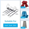 Magic Pants Hangers Space Saving - 2 Pack for Closet Multiple Layers - Image 6