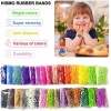 Rubber Bands Kit, 15000 Colorful Loom Bands with Charms, Beads, & DIY - Image 3